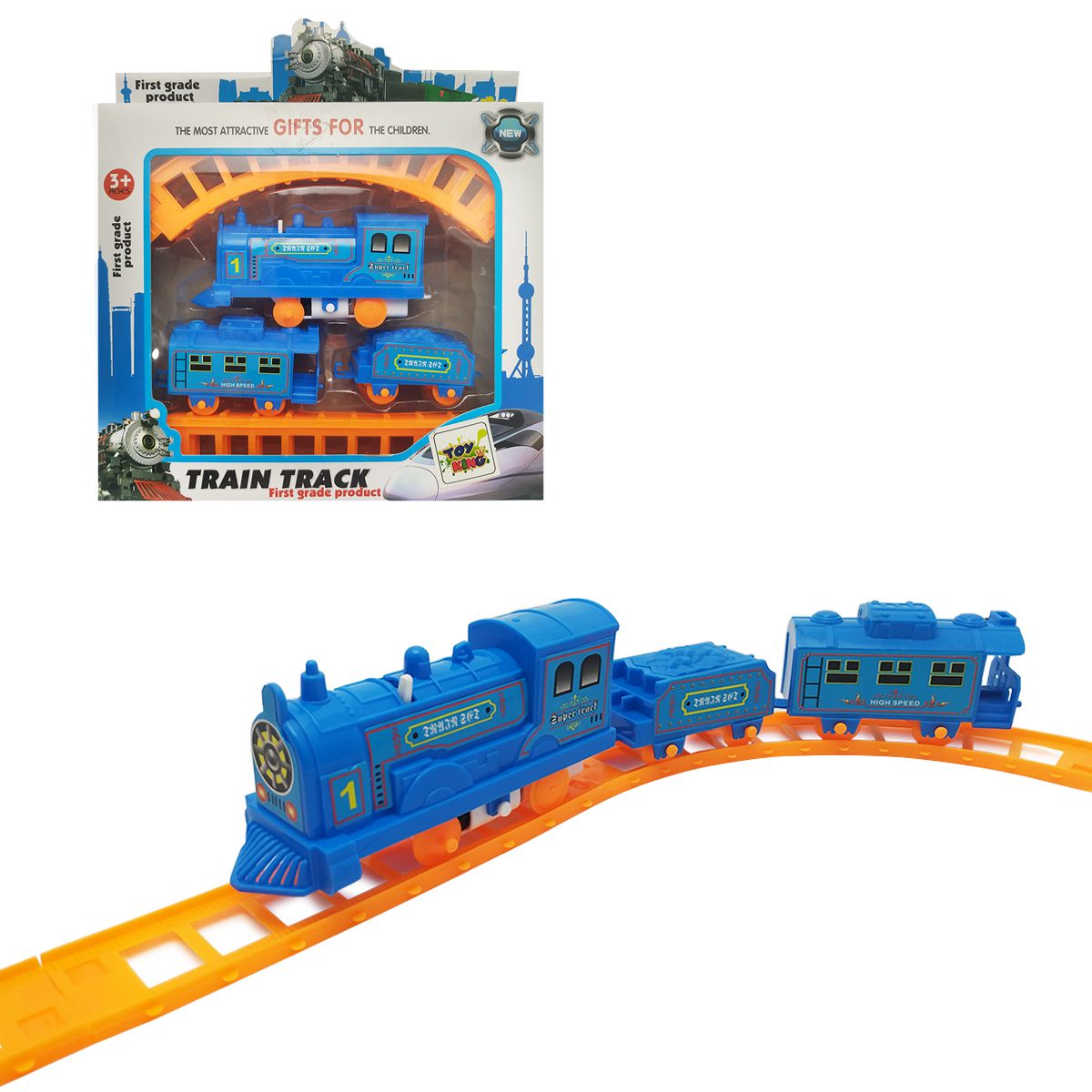 Brinquedo Trem Trenzinho A Pilha Com Trilhos Infantil - Company kids - Trem  de Brinquedo - Magazine Luiza