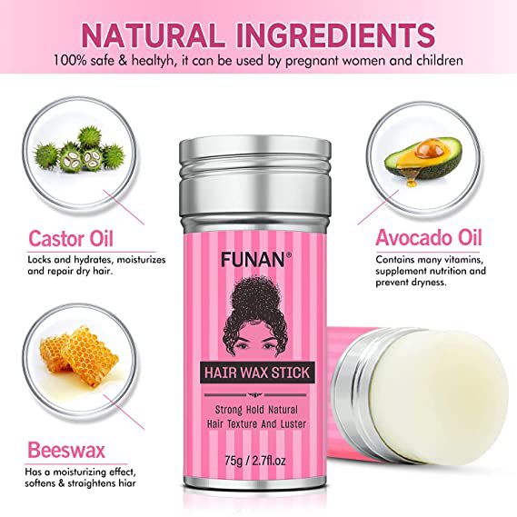 Bastão Alinhador de Cabelo, Antifrizz, Hair Finishing Stick, Funan MAGAM