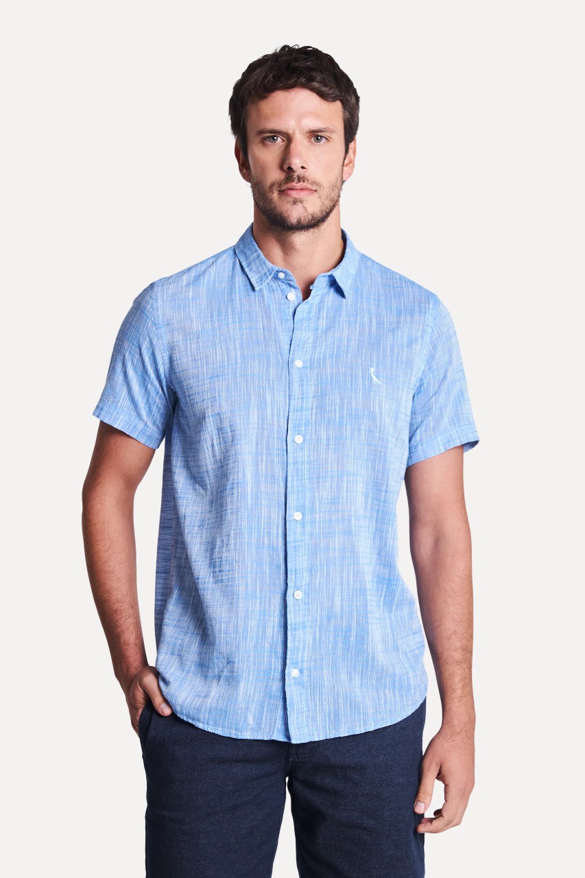 Camisa classic linen mc