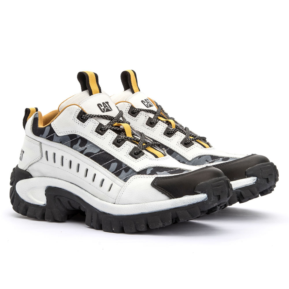 Bota Caterpillar Intruder MID Cinza / Amarelo