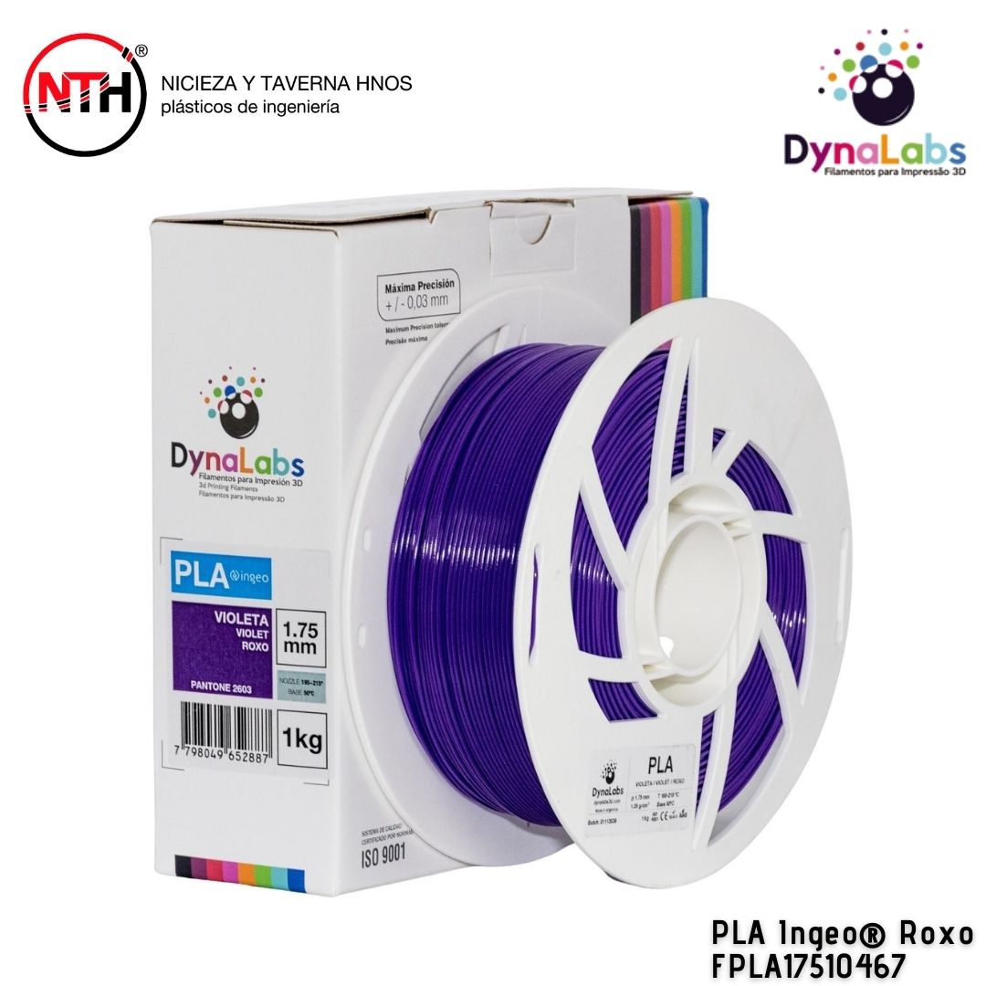 Filamento DynaLabs PLA INGEO® Roxo (Violeta) - Cubo3D :: Insumos,  equipamentos e impressão 3D