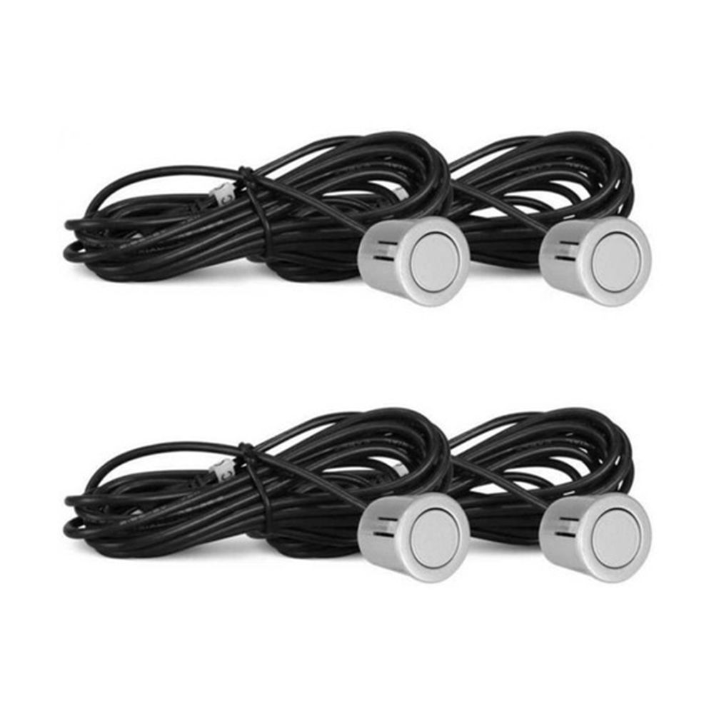 Kit Sensor De Estacionamento Universal Cor Prata 22mm Distribuidora