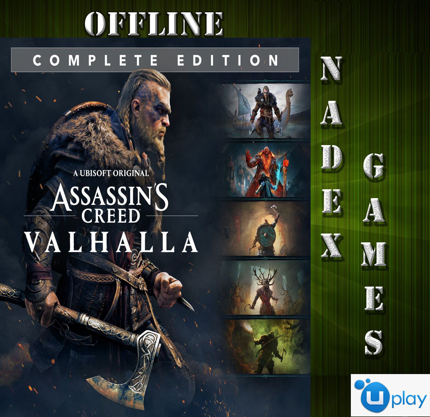 Assassins Creed Valhalla Complete Edition Uplay Offline - Nadex Games