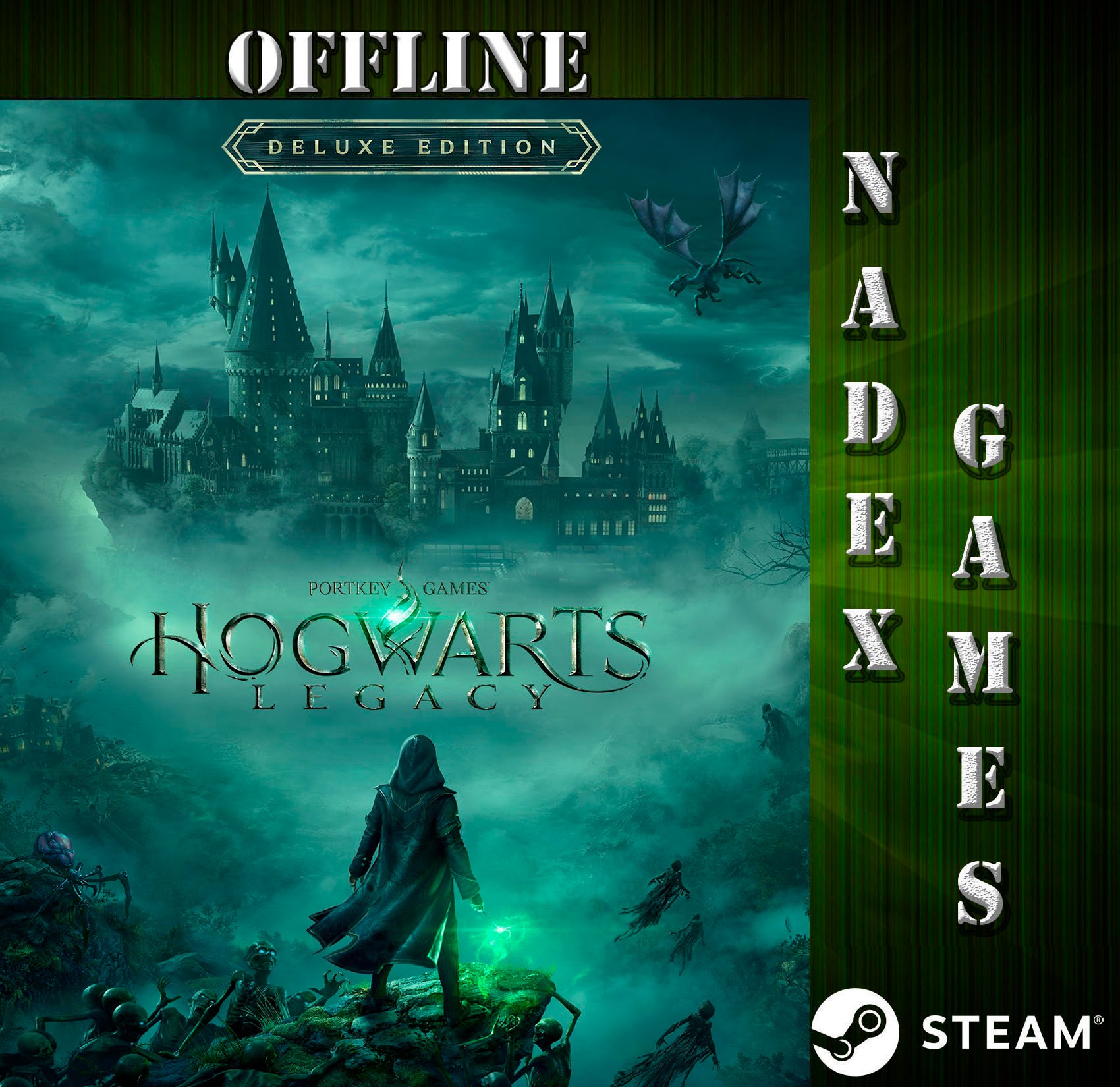 Hogwarts Legacy Deluxe Edition PC Steam Offline - Loja DrexGames - A sua  Loja De Games