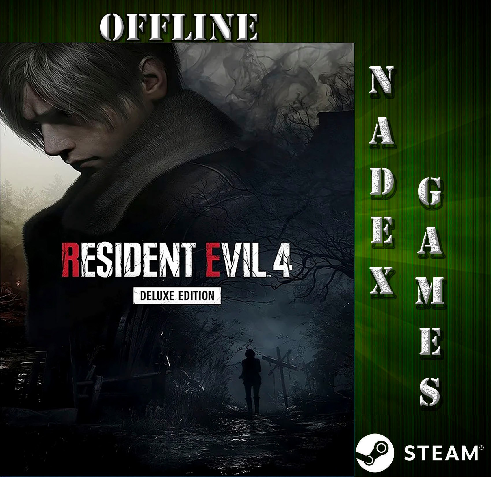 RESIDENT EVIL 4 REMAKE DELUXE EDITION STEAM OFFLINE + BRINDE