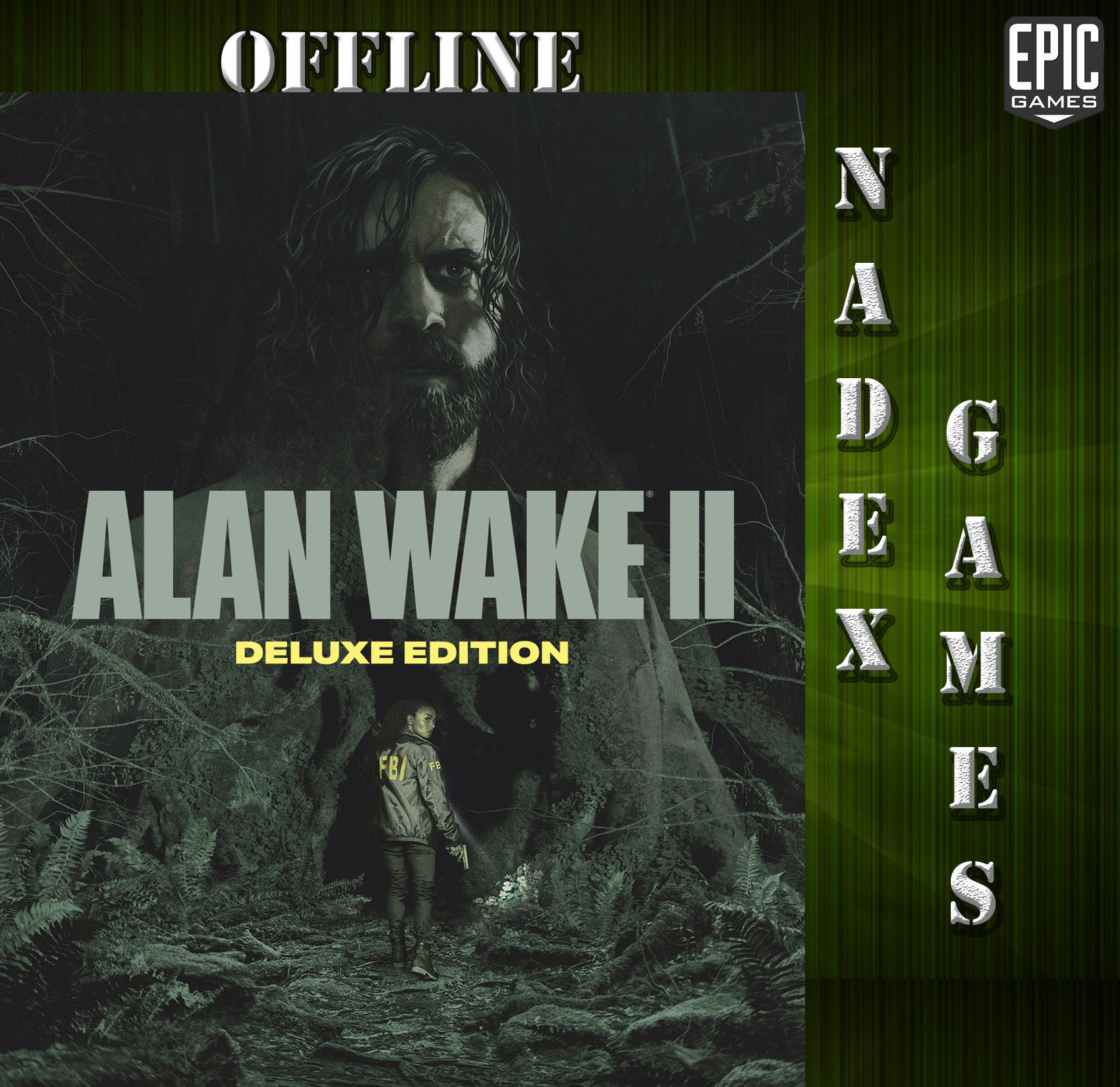 Alan Wake 2 Deluxe Edition Epic Games Offline - Nadex Games