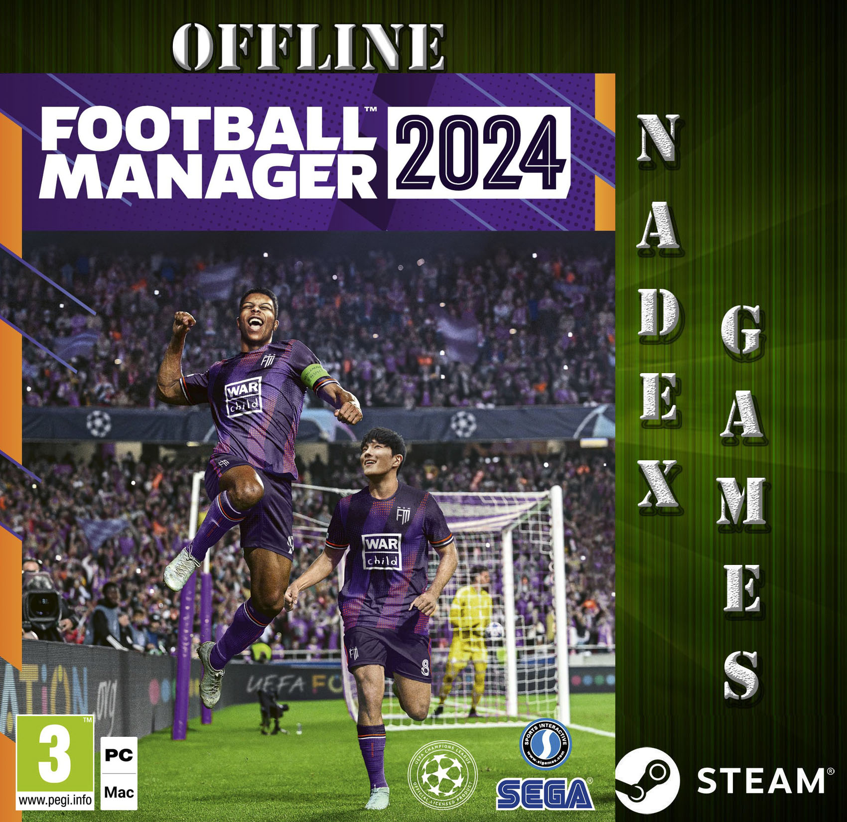 Football Manager 2024 Original Português Steam + Brasil Mundi Up FM 2024