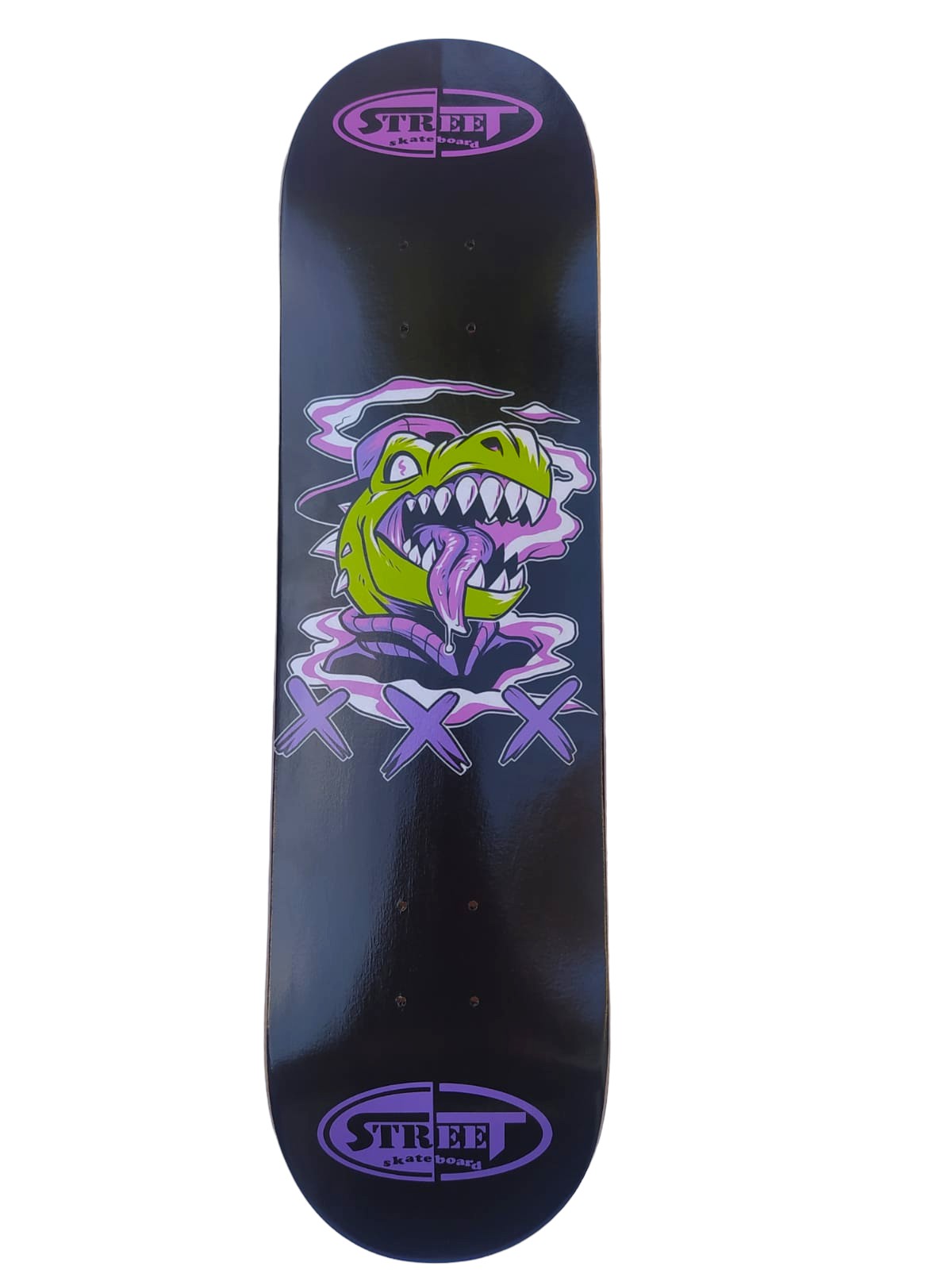 shape de skate profissional marfim- dino - Street Skateboard