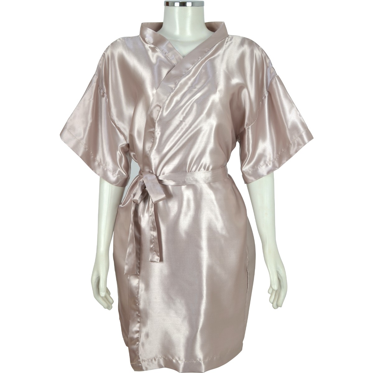 Pentale Robe De Cetim Feminino Manga Curta Salao / Noiva / Casamento - Capa de ...
