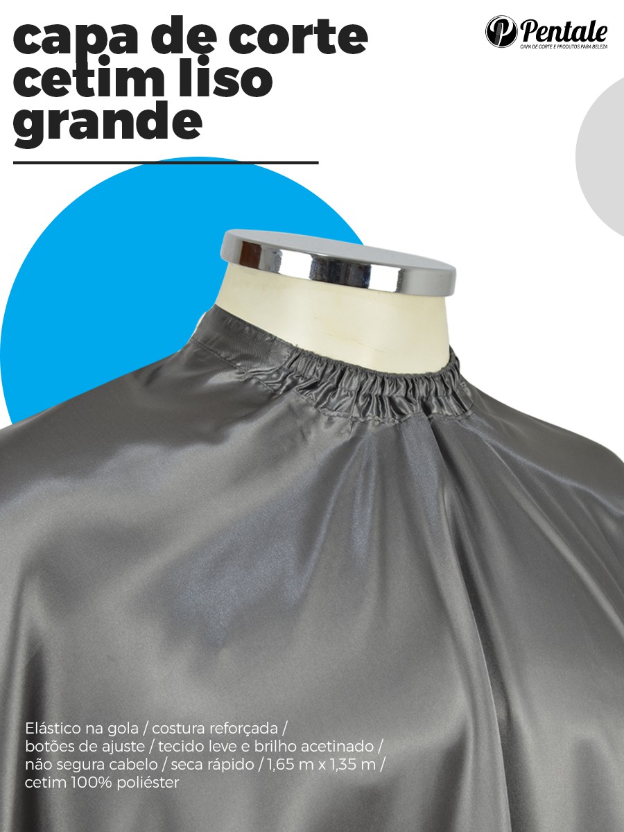 Pentale Capa para Corte de Cabelo, Barbeiro, Extra Grande em Cetim - Capa de ...