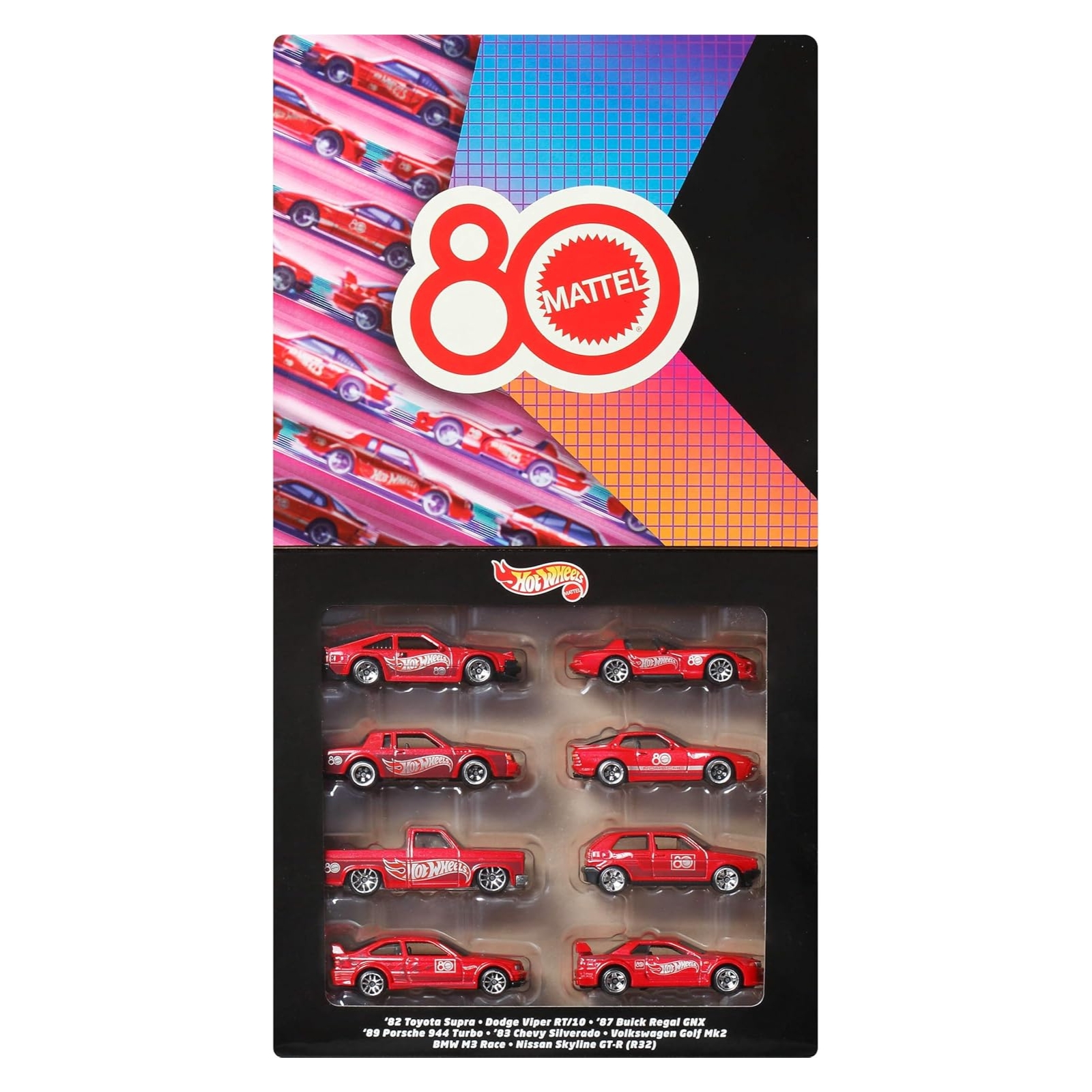 Hot Wheels Silver Series Mattel 80 Anos c/ 08 JGK09 - Colibri Toys