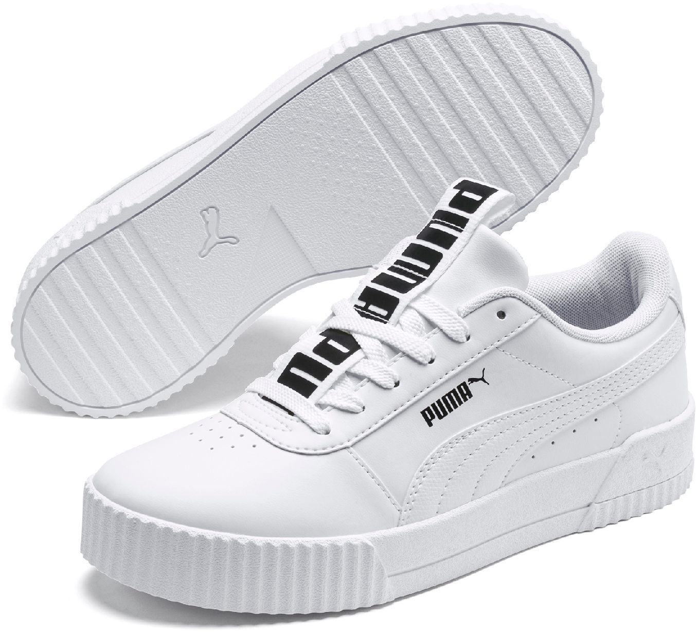 Tenis Puma Carina Bold Branco - Lace Sneakers