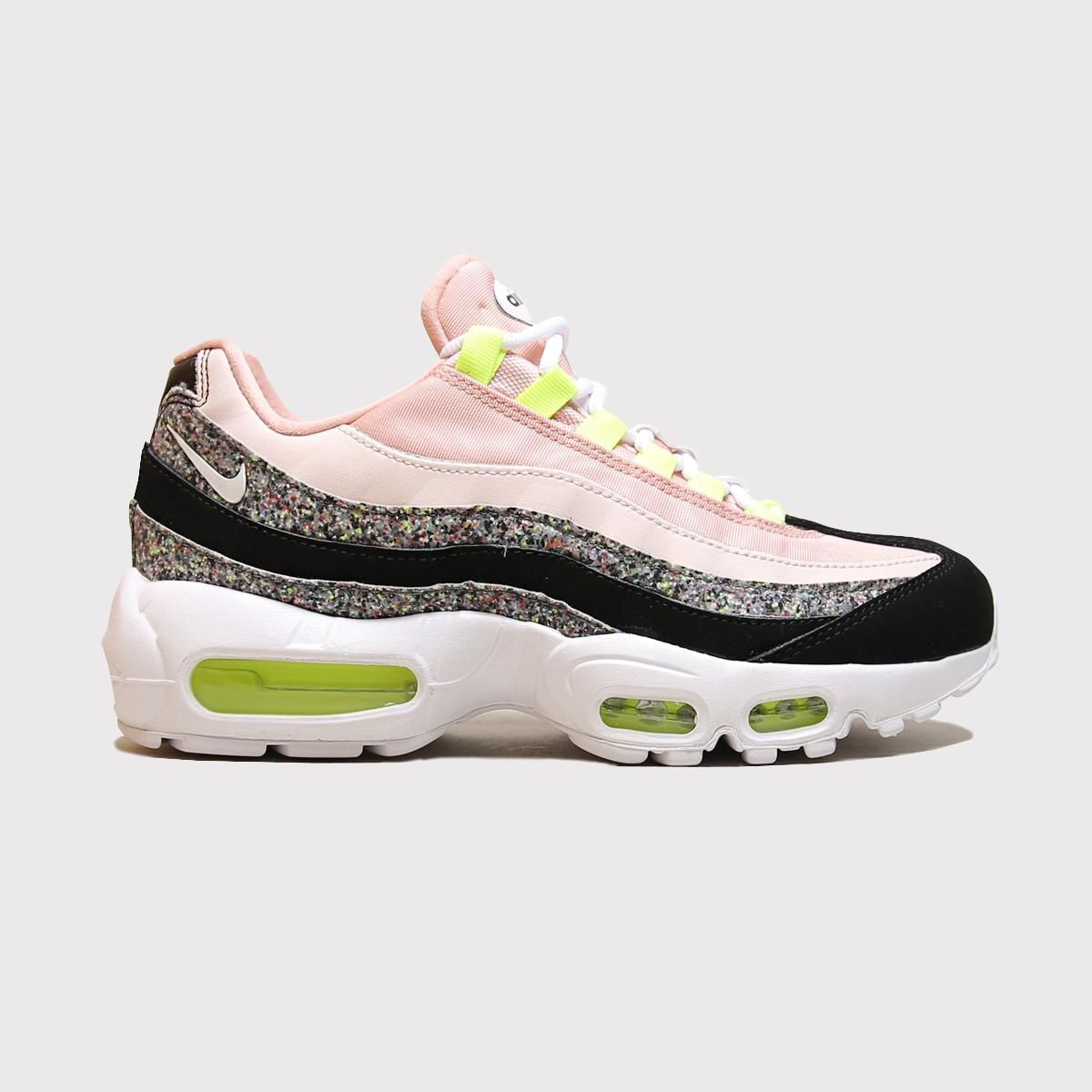 Tenis Nike AIr Max 95 Feminino Pink Glitter - Lace Sneakers