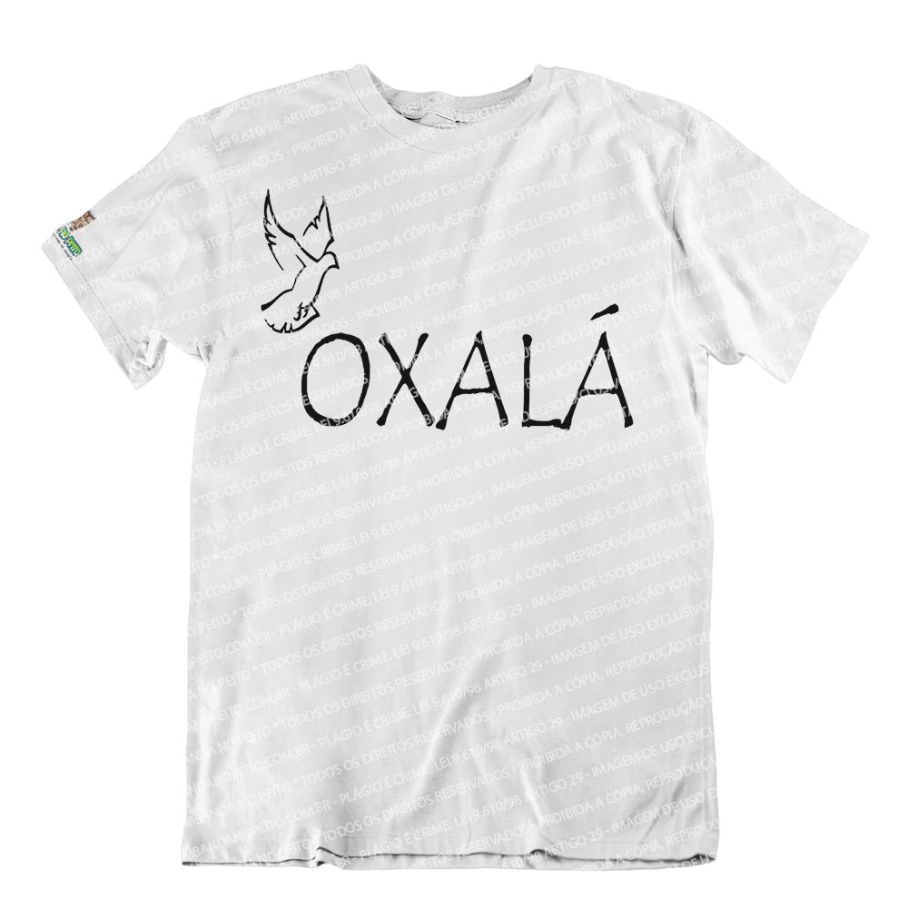 Camiseta Oxalá é Paz - Umbanda No Peito ®