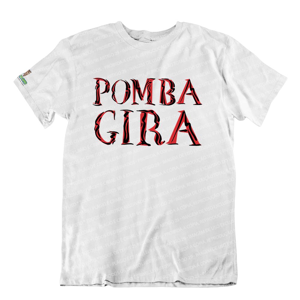Camiseta Pomba Gira Umbanda No Peito