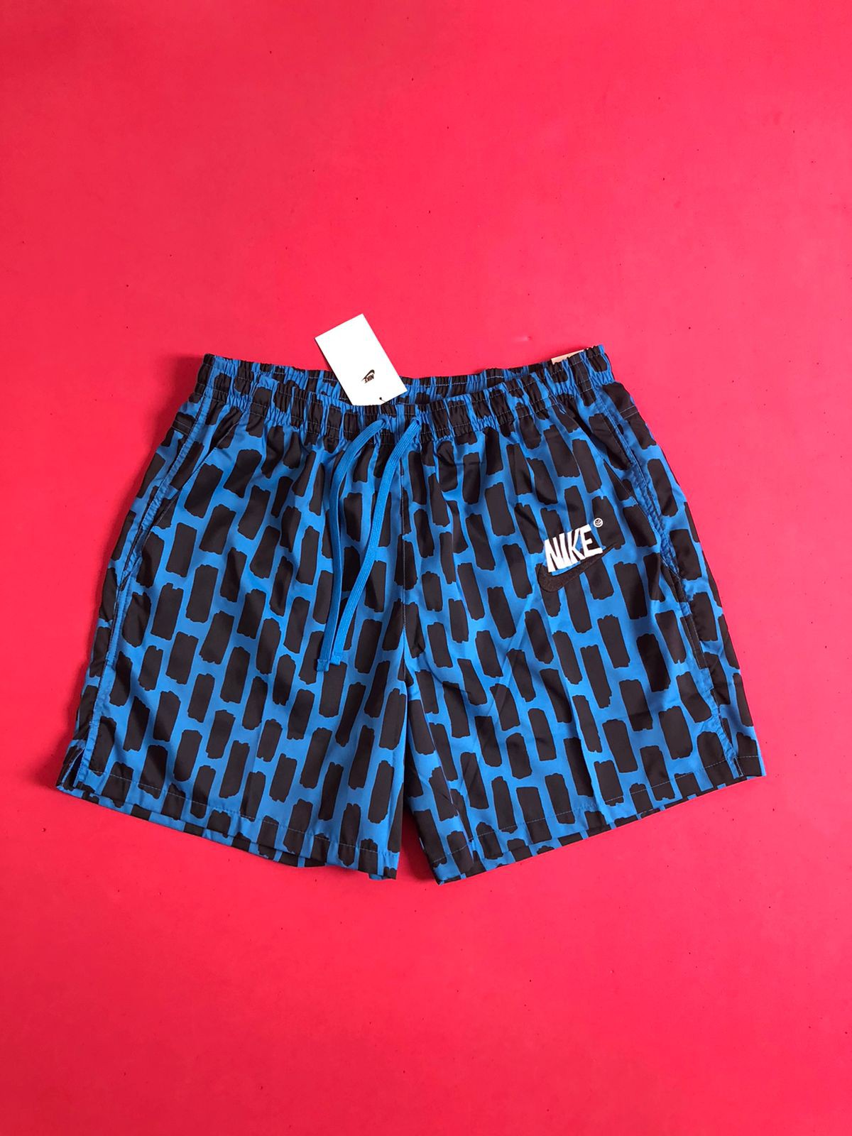 Shorts Nike Sportswear Swoosh Azul - Compre Agora