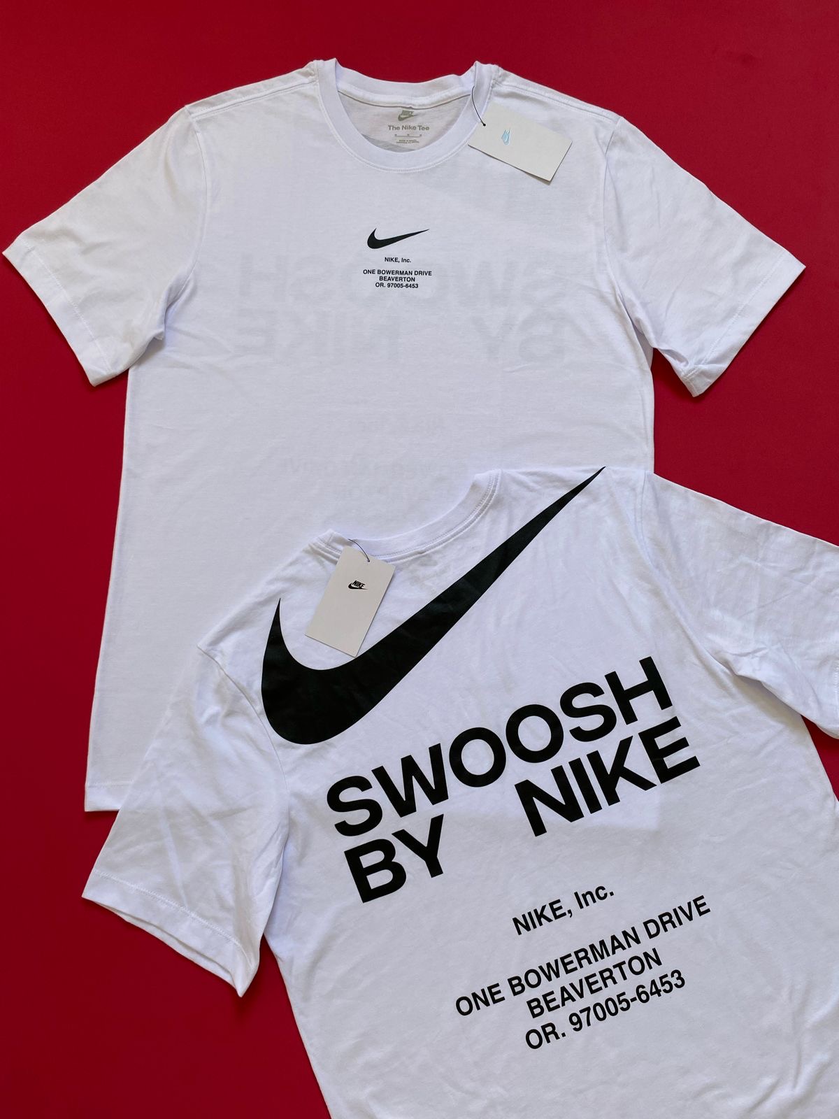 Camiseta Nike Sportswear Swoosh Masculina - Branco