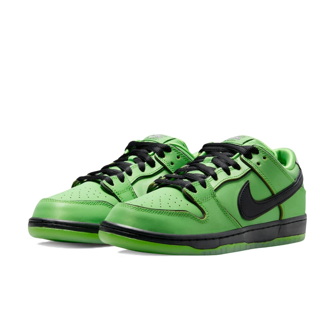 Tênis Nike SB Dunk Low x The Powerpuff Girls Buttercup