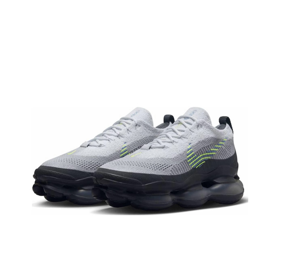 Tênis Nike Air Max Scorpion Flyknit Wolf Grey Volt - DJ4701-002