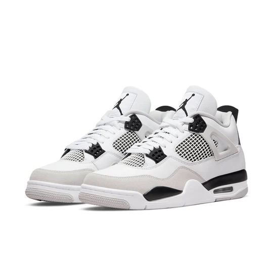 シューズ(男性用) AIR JORDAN 4 RETRO DH6927-111 Tênis Air Jordan 4 Retrô Military Black - DH6927-111 - Sportline Store