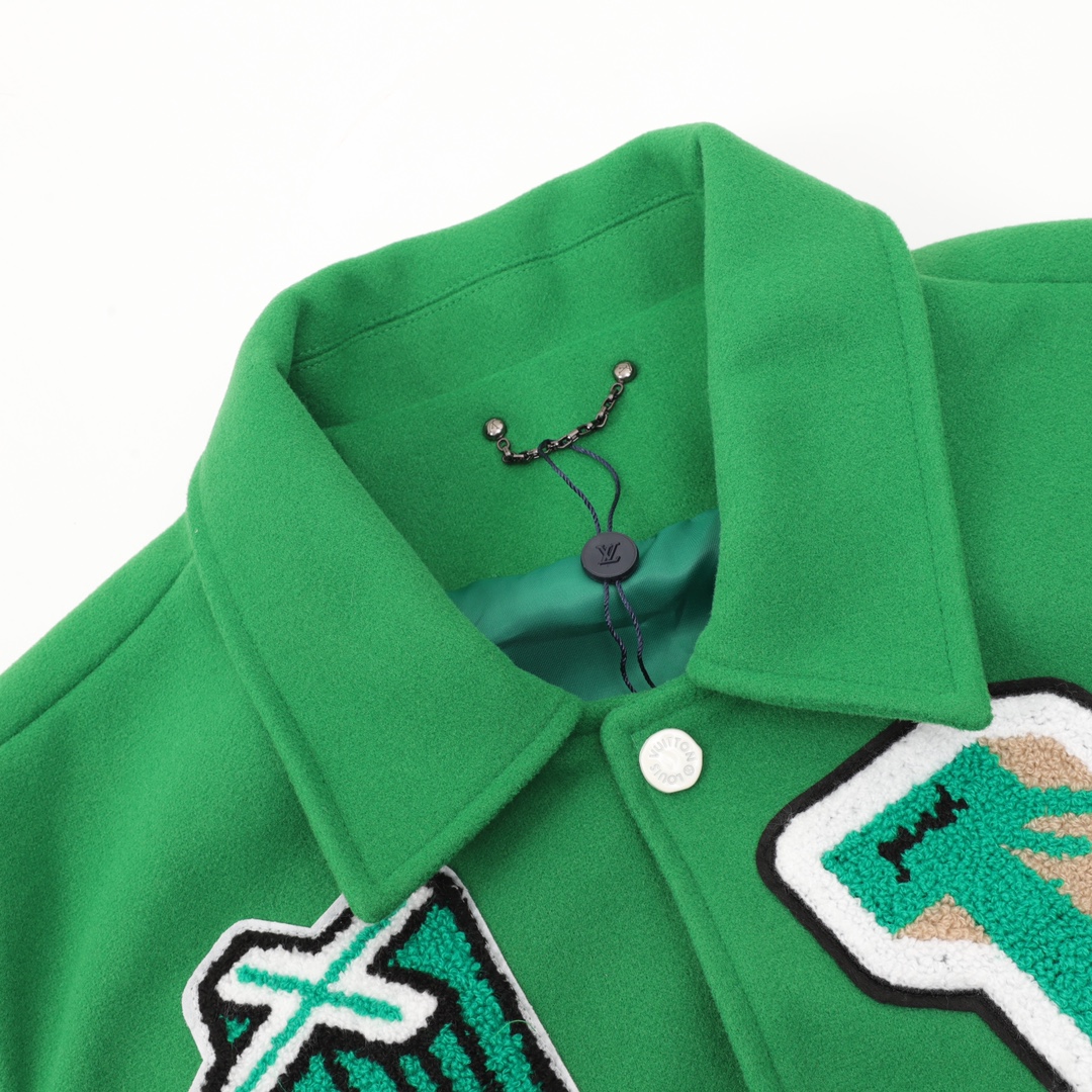 Jaqueta Louis Vuitton Varsity Green - 1A9723 - Sportline Store