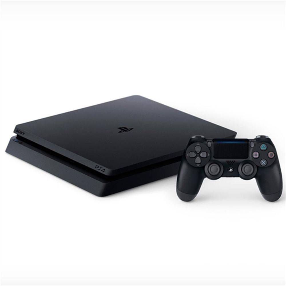 Console PS4 Slim 500GB com 2 Controles e Fifa 19 - 2 Anos de