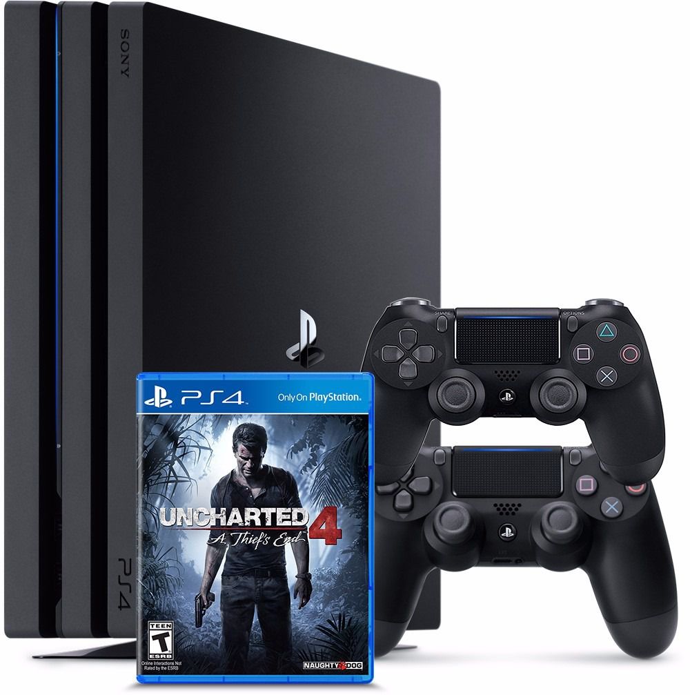 Console PS4 PRO - 1TB +2 controles + 1 jogo com 2 Anos de Garantia - Sony -  JF GAMES