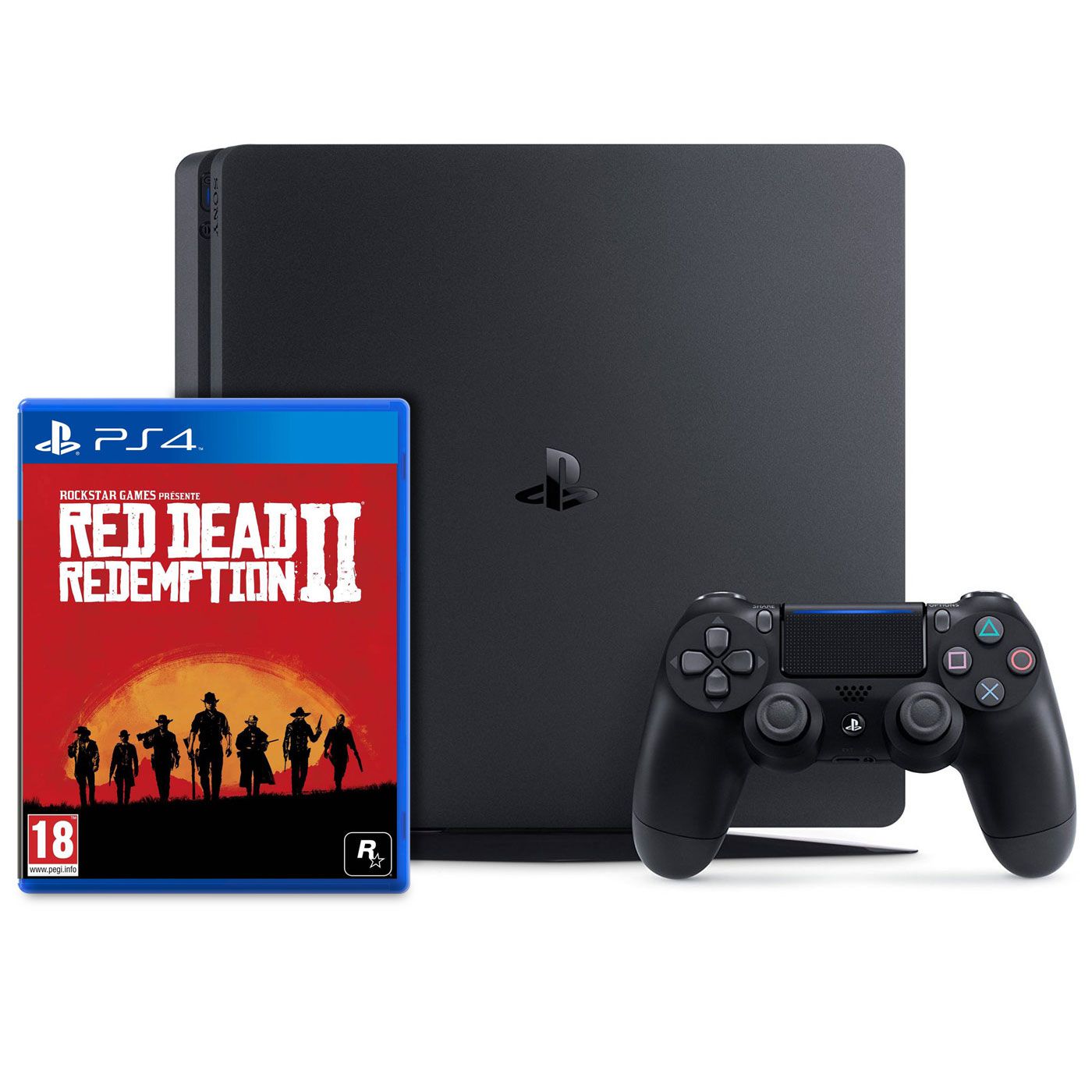 Console PS4 Slim 500GB Hits Bundle 4 Jogos - JF GAMES