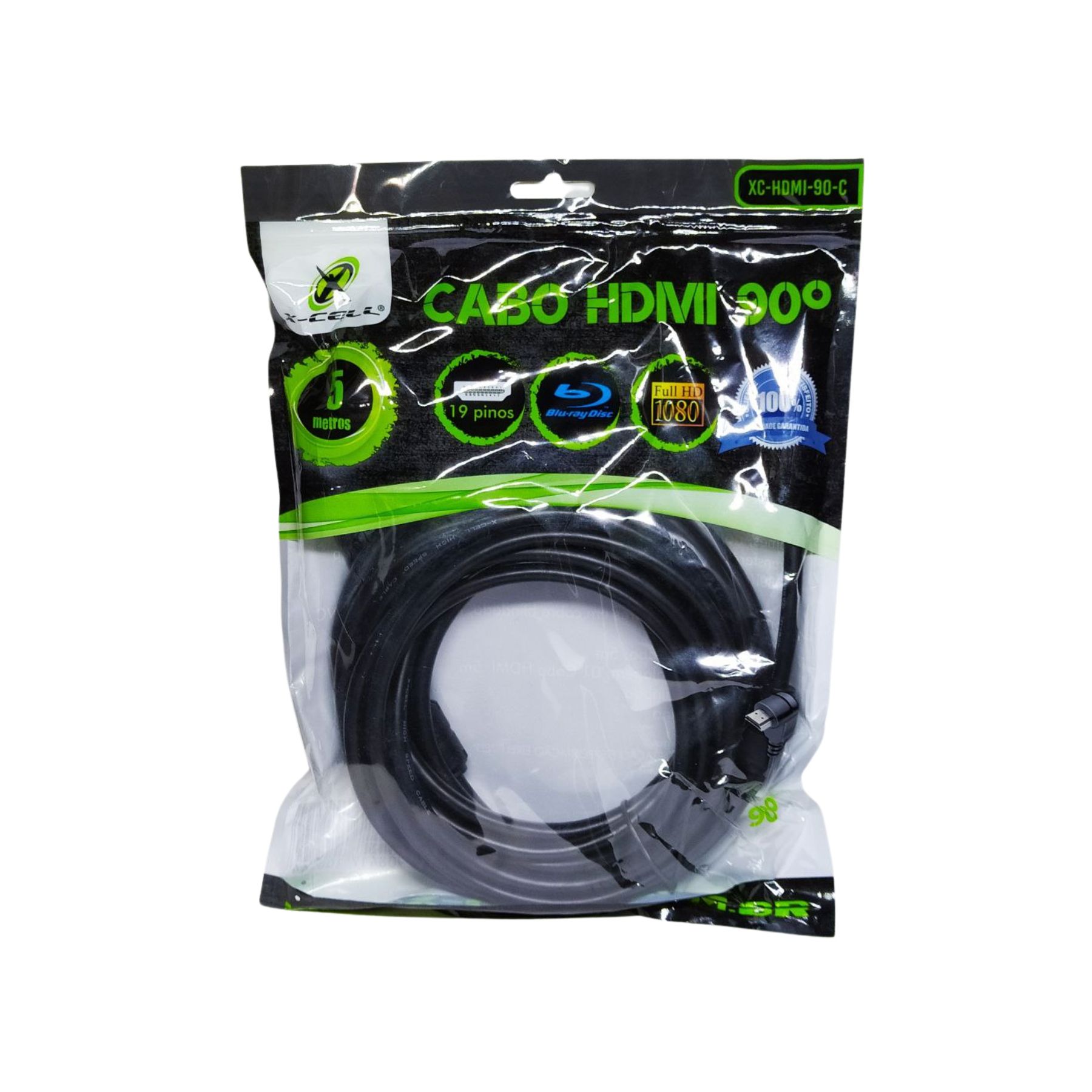 Cabo Multimidia Hdmi 5 Mt XC HDMI 90 C Prates Distribuidora