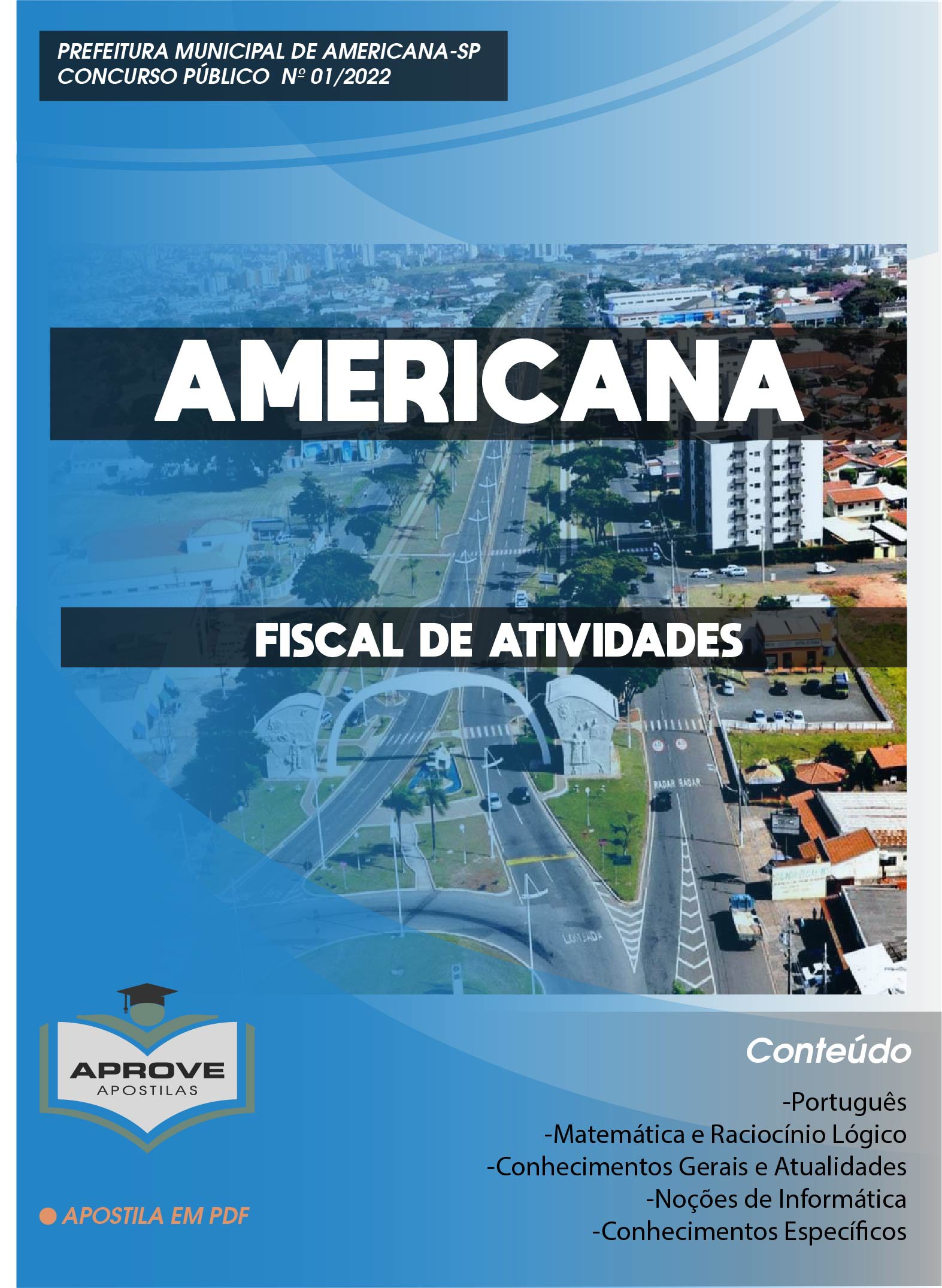 Apostila Concurso Pref Americana SP 2023 Fiscal Atividade