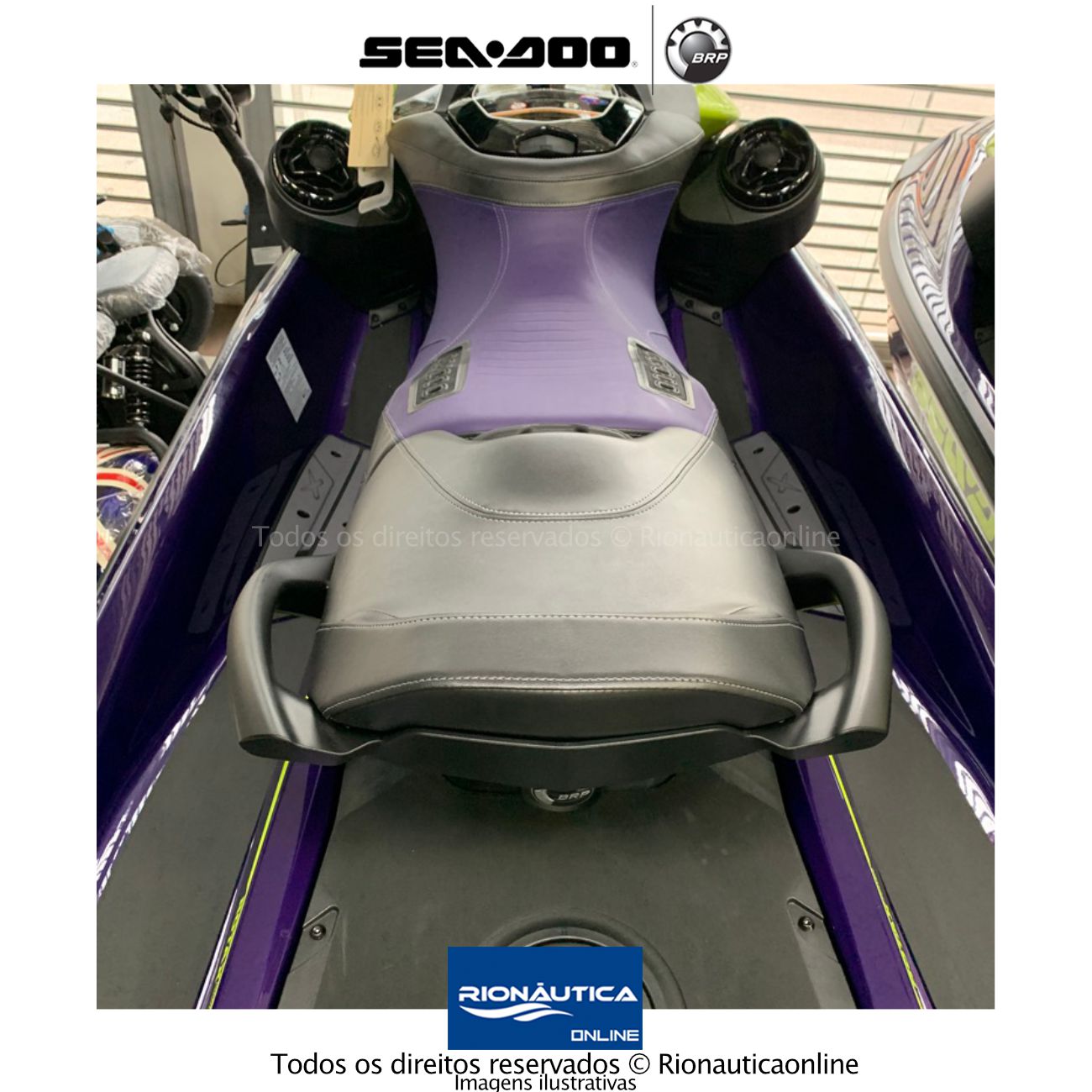 Genuine Sea-Doo OEM Passenger Seat For 2021 RXP-X 300 - 295100923 (Made In Canada)