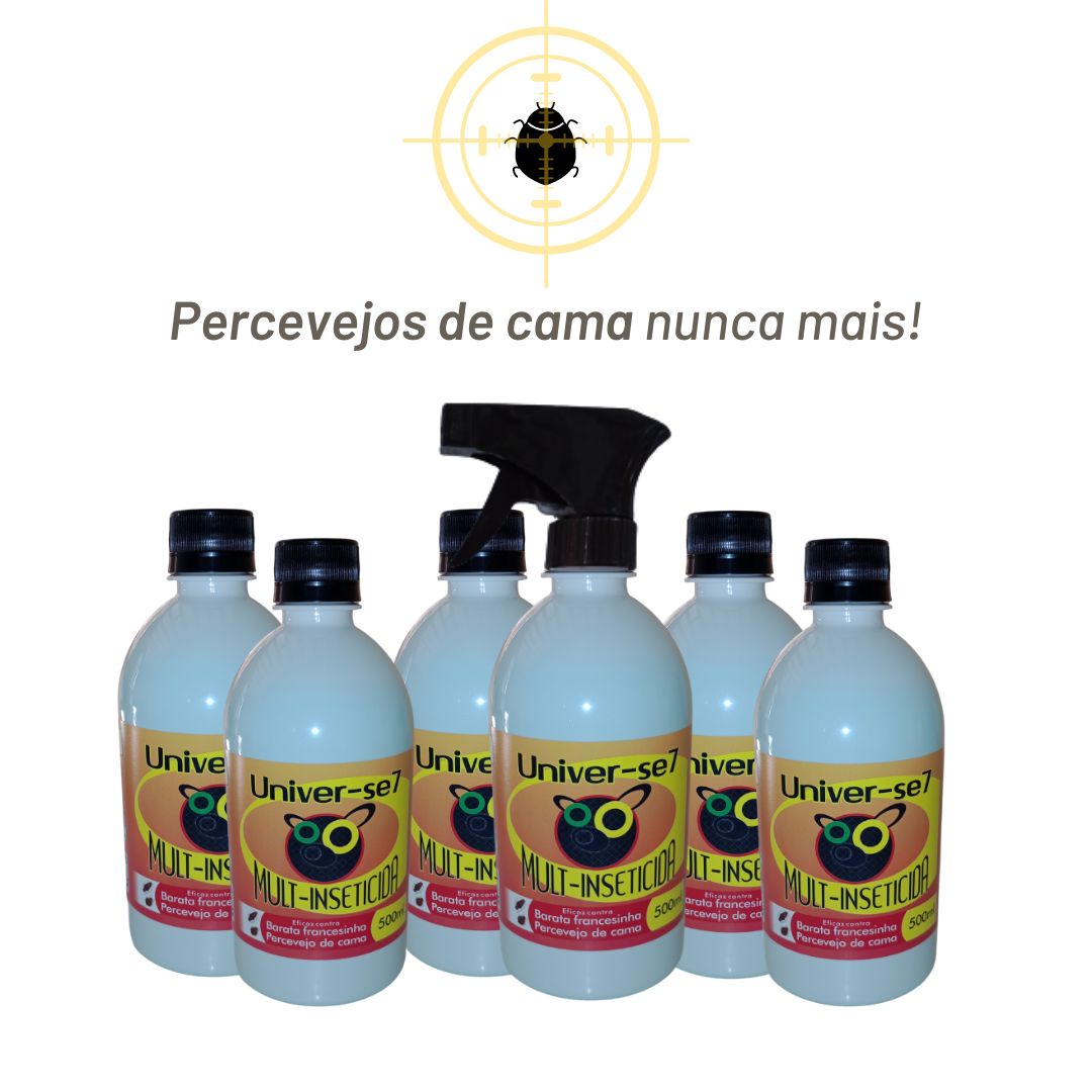 6 Univer-se7 Mult-Inseticida Mata Percevejo de cama 500 ml - Loja ...