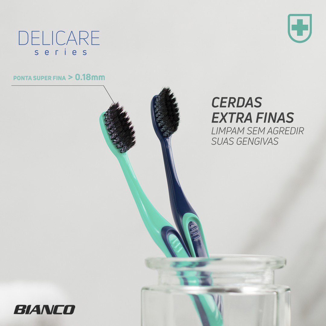 Escova De Dente Bianco Delicare (2X1) - Produtos para a Higiene Oral Care |  Bianco