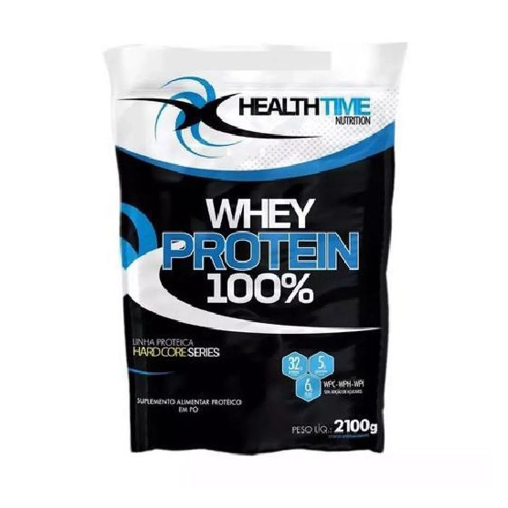 WHEY PROTEIN 100% HEALTHTIME - 2,1KG - Curitiba Nutrition - Suplementos