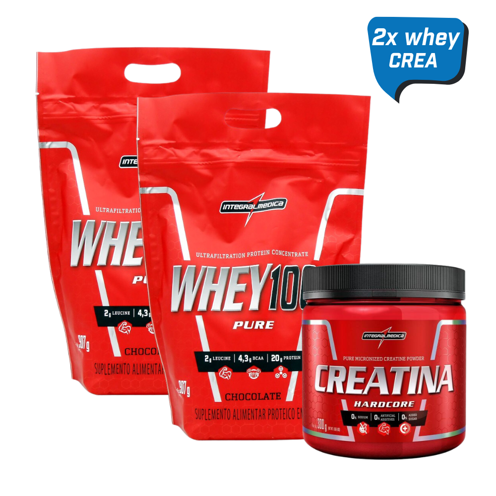 Kit 1x 100% Whey Protein Refil (900g) Max Titanium + 2x Pasta de