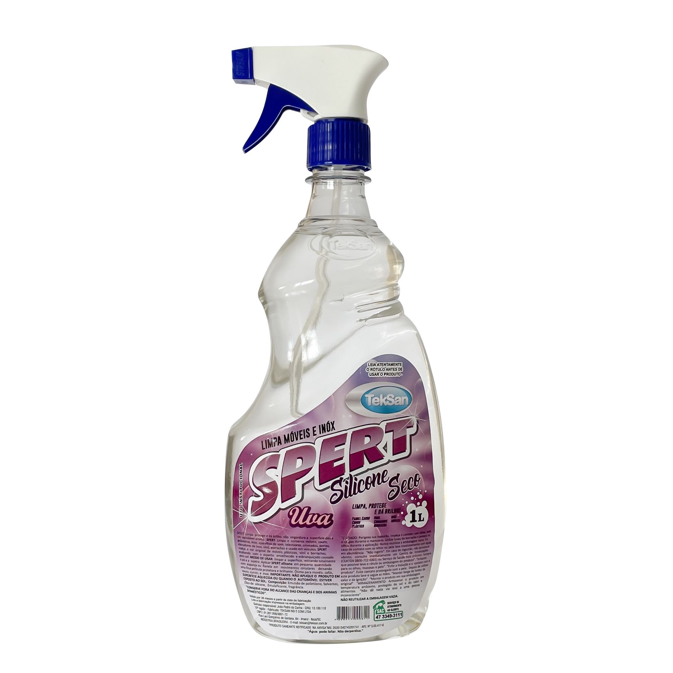 SPERT ÁLCOOL 70° INPM EM GEL 500ml - VÁLVULA PUMP NATURAL - Teksan