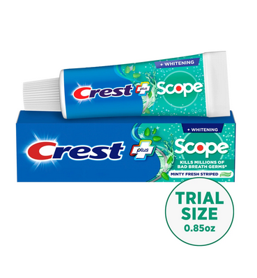 Crest Plus Scope Complete Whitening Toothpaste Travel Size - Compras e ...
