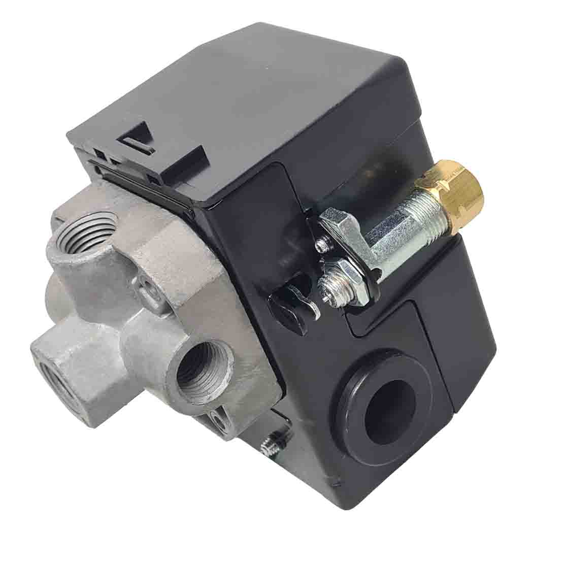 Pressostato Per Compressore D'aria Jenny Emglo 140-1081 PEV, 115 ON - 150 PSI OFF, Ricambio Originale