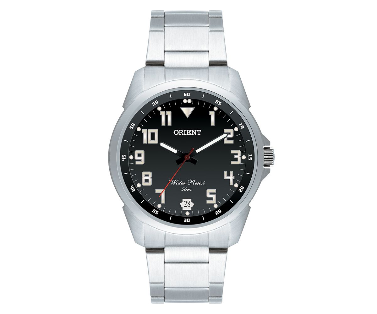 Relógio Orient Masculino Quartz Prata MBSS1154AP2SX - SunClock - Óculos e  Relógios