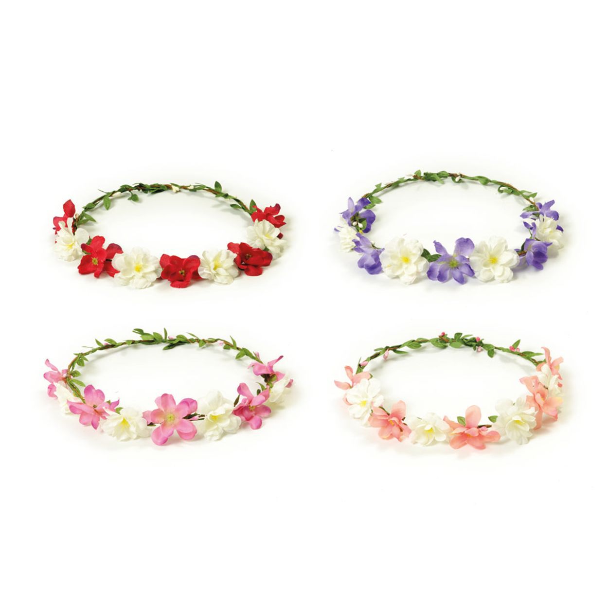 Tiara De Cabelo Headband Flores De Tecido Fino Tema Moana