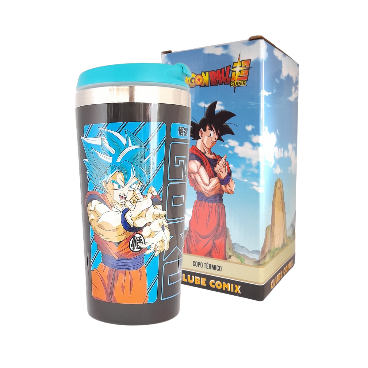 Copo Viagem Snap Dragon Ball Z Goku Produto Oficial Nome Do Desenho Dragon  Ball Z