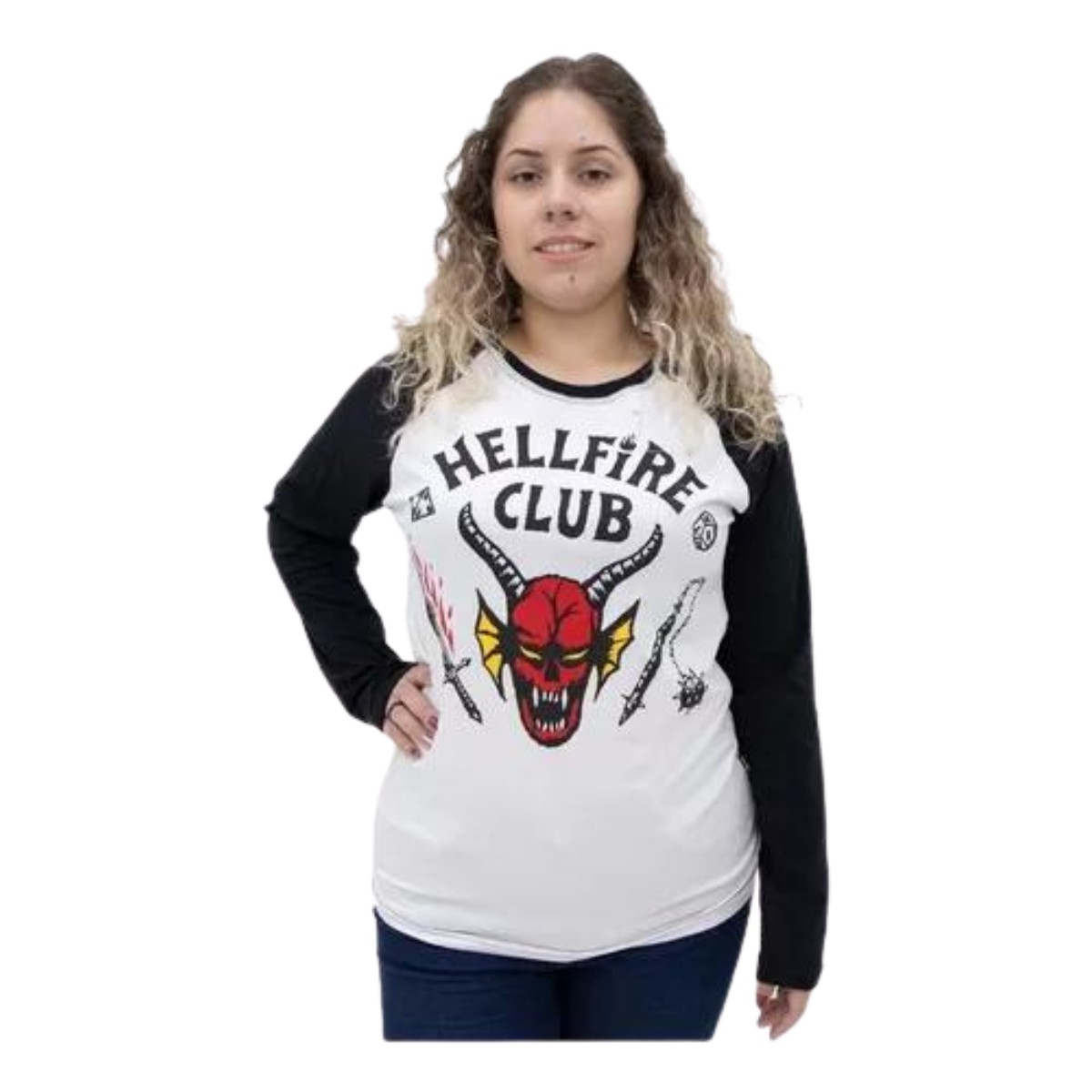 KIT Camiseta + Caneca Stranger Things hellfire club - Geek