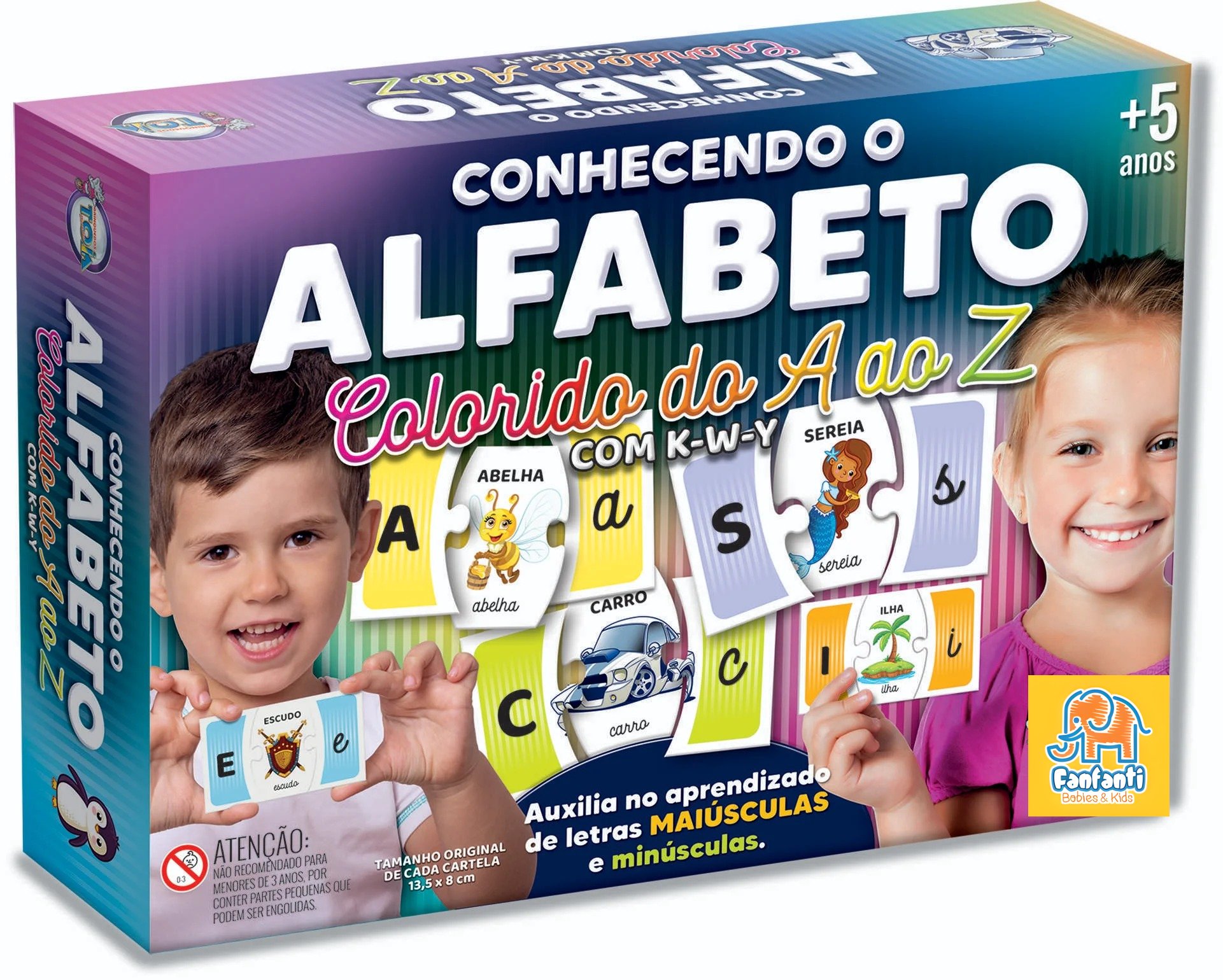 Conhecendo o alfabeto colorindo do A ao Z - Fanfanti Babies e Kids