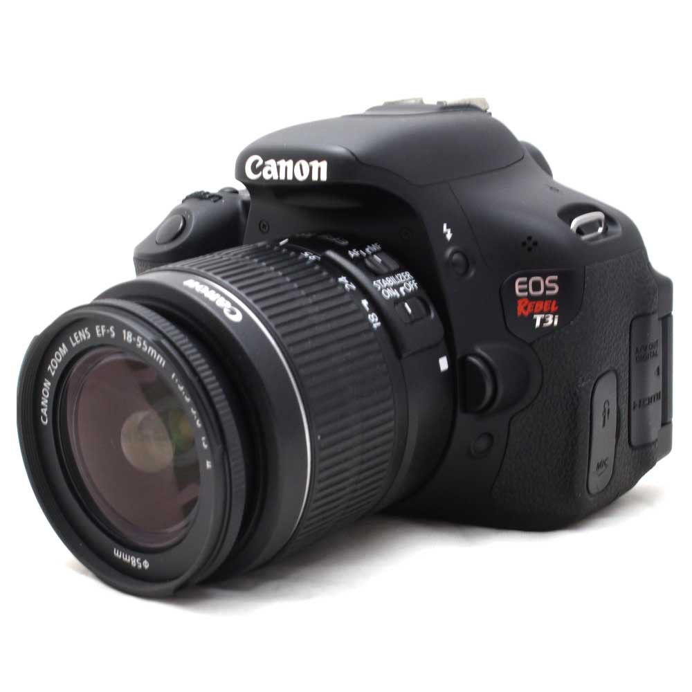 Câmera Canon EOS Rebel T3i com Lente 18-55mm IS II Seminova - Foto DHM -  Tripés, Bolsas, Lentes, Câmeras entre outros!