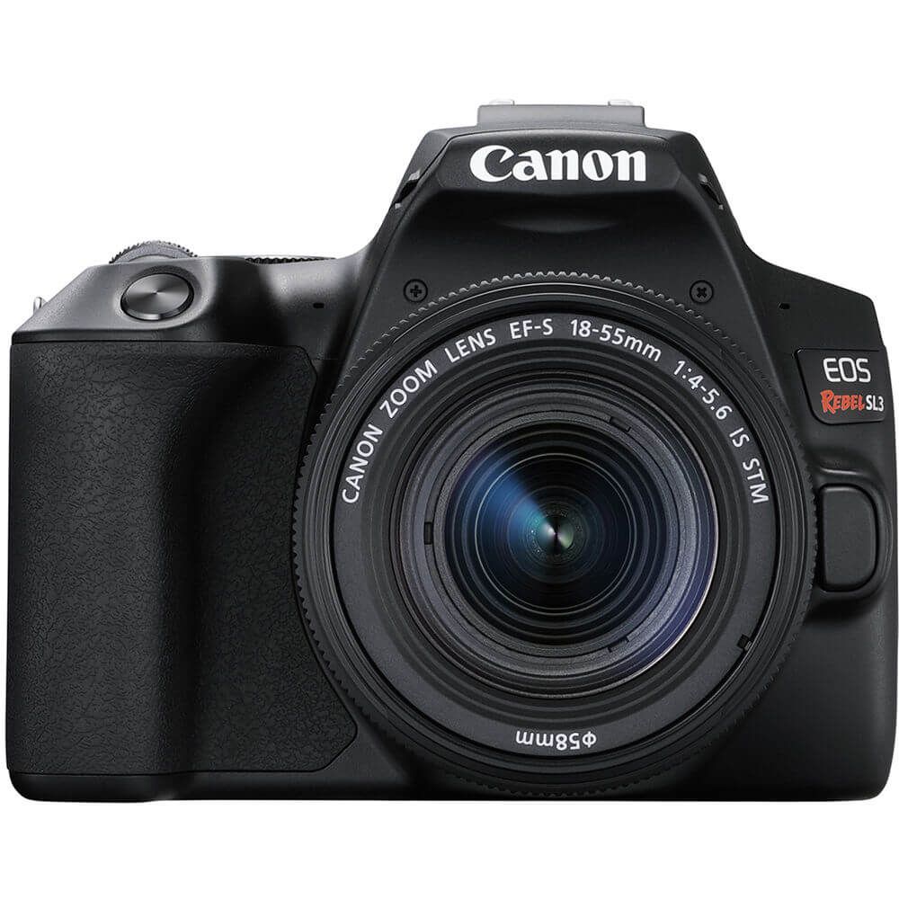 Câmera Canon EOS Rebel SL3 Kit EF-S 18-55mm IS STM - Foto DHM - Tripés,  Bolsas, Lentes, Câmeras entre outros!