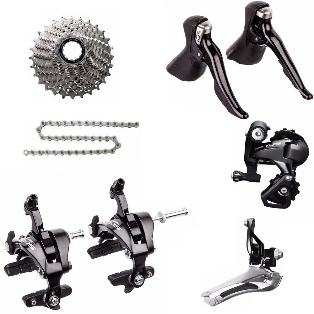 Kit Grupo Shimano 105 5800 2 X 11v Bike Speed BragaShop