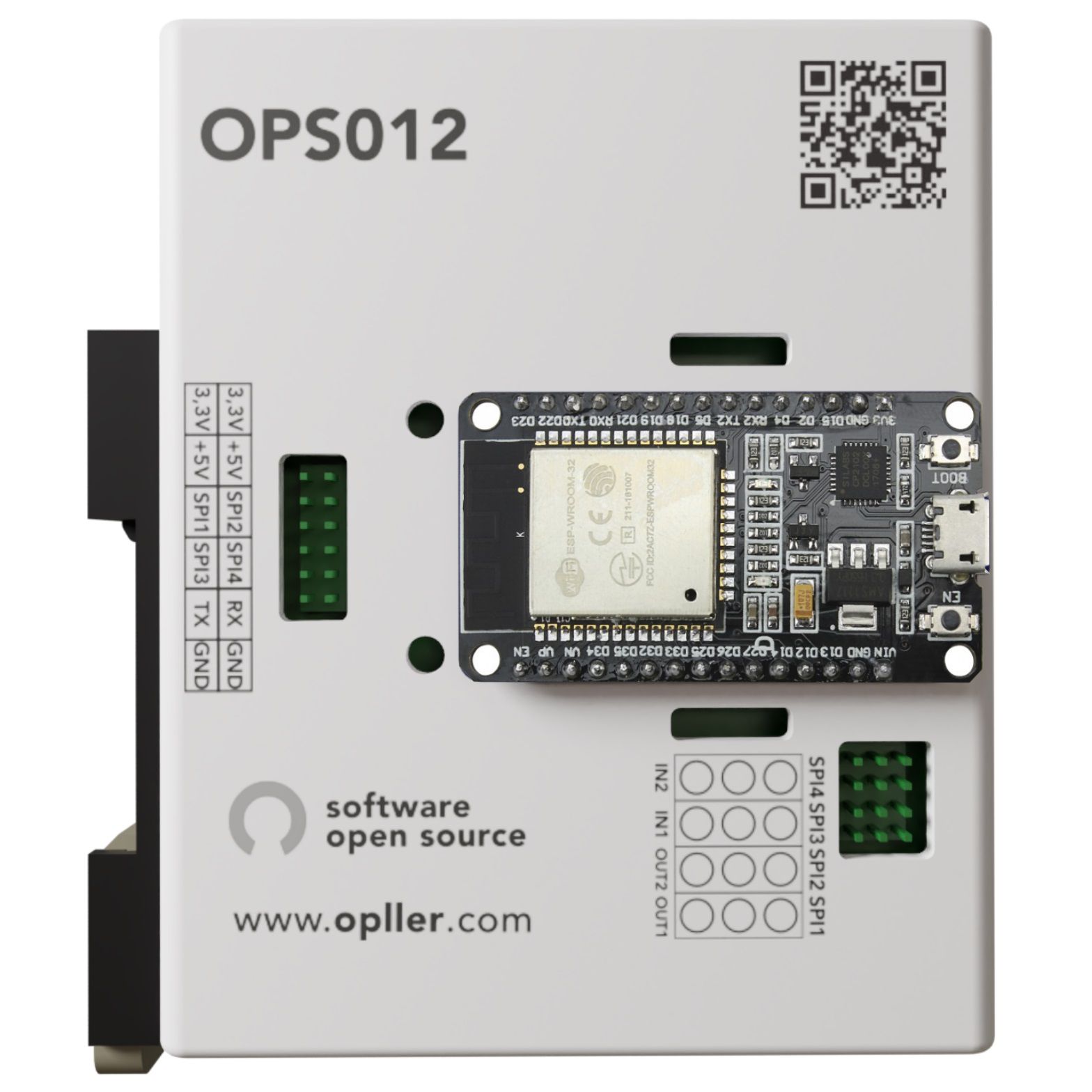 OPS012 Shield Industrial Opller 4 DI, 6 DO, 2 AI, 2 AO, 2TI Opller