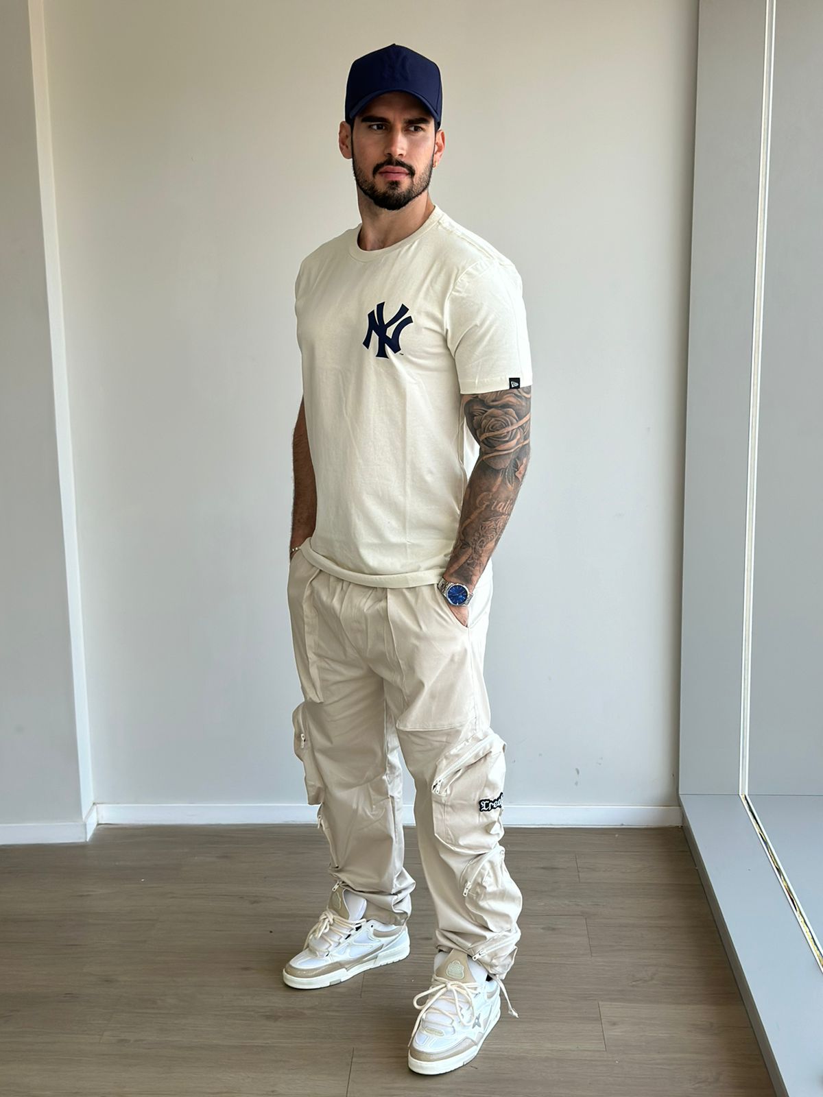 Camiseta New Era Hist Ory Off White - WC SHOES