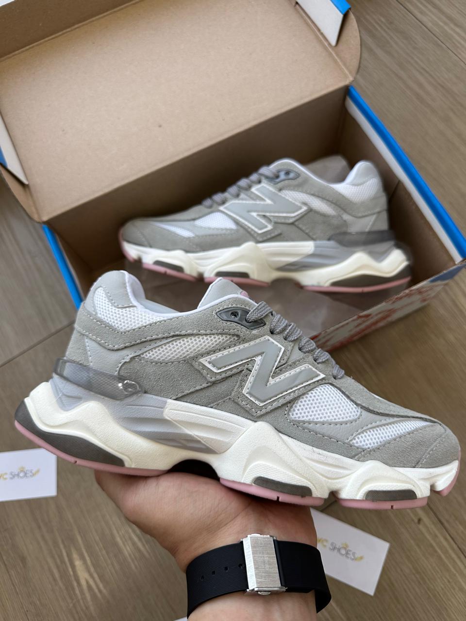 accototoセット NB 9060 BCO/ CINZA - WC SHOES