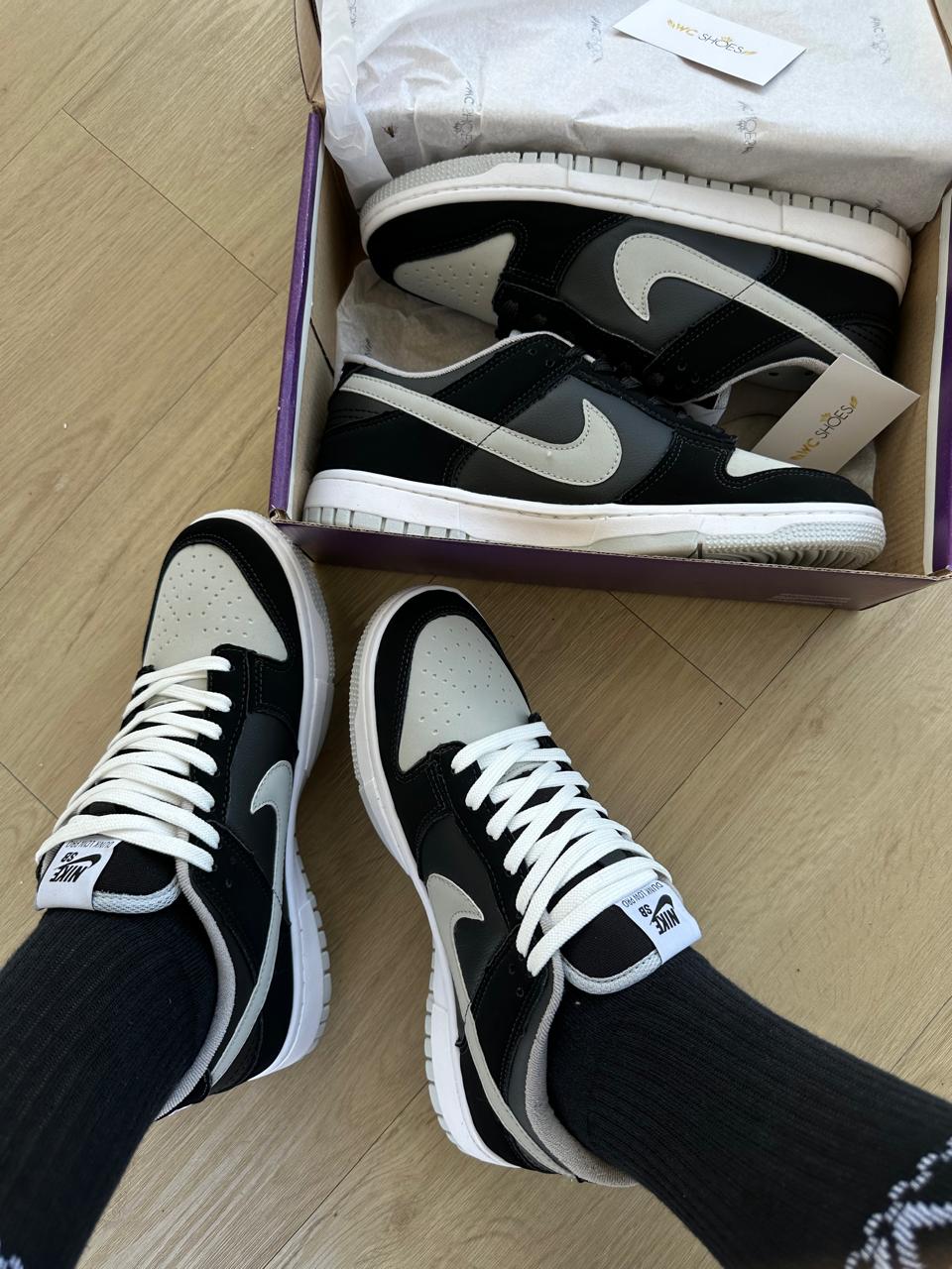 DUNK LOW SB CINZA/ PTO - WC SHOES